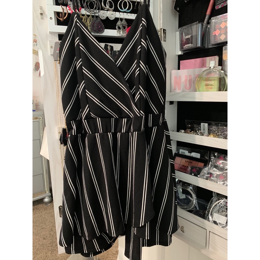 Pin Stripe Romper